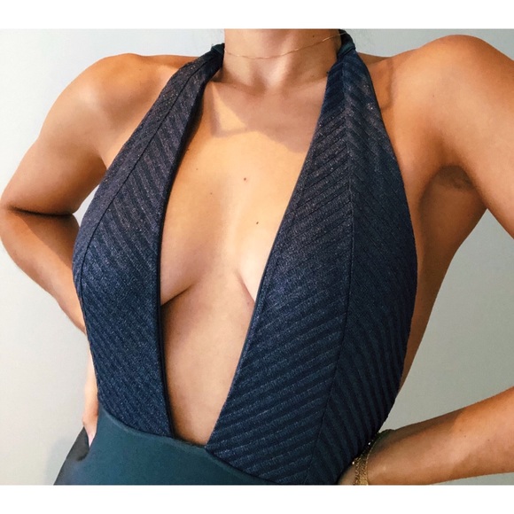 Urban Outfitters Tops - Urban Outfitters Charcoal Bodysuit